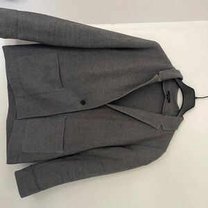 Women’s Jcrew gray cotton poly blazer. Slightly oversized.